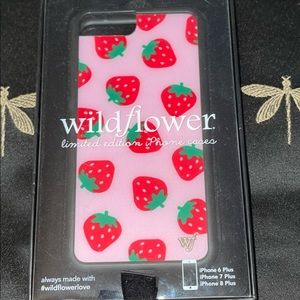 Strawberry Wildflower Iphone 6/7/8 plus case